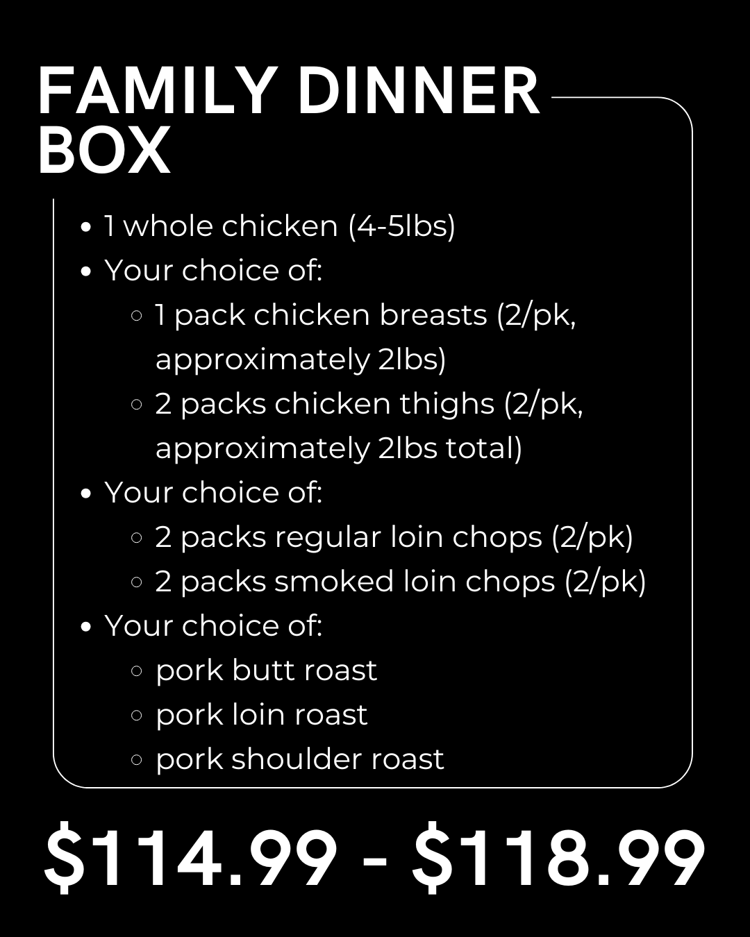 Family Dinner Box